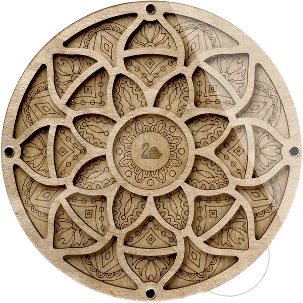 Large Flower Bead Organizer With Transparent Cover