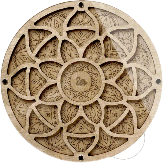 Large Flower Bead Organizer With Transparent Cover