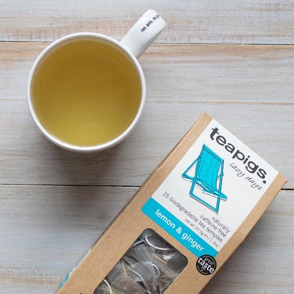 Lemon & Ginger Tea - 15 Temples - Teapigs