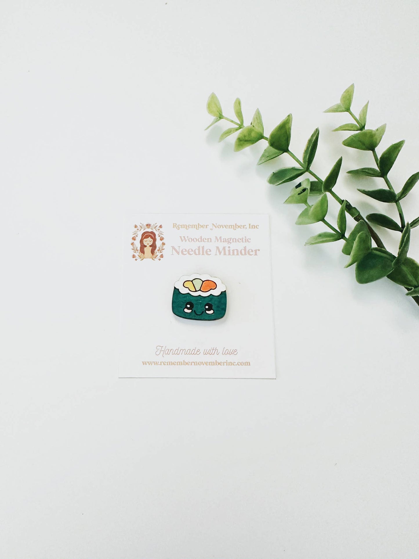 Sushi Wooden Needle Minder