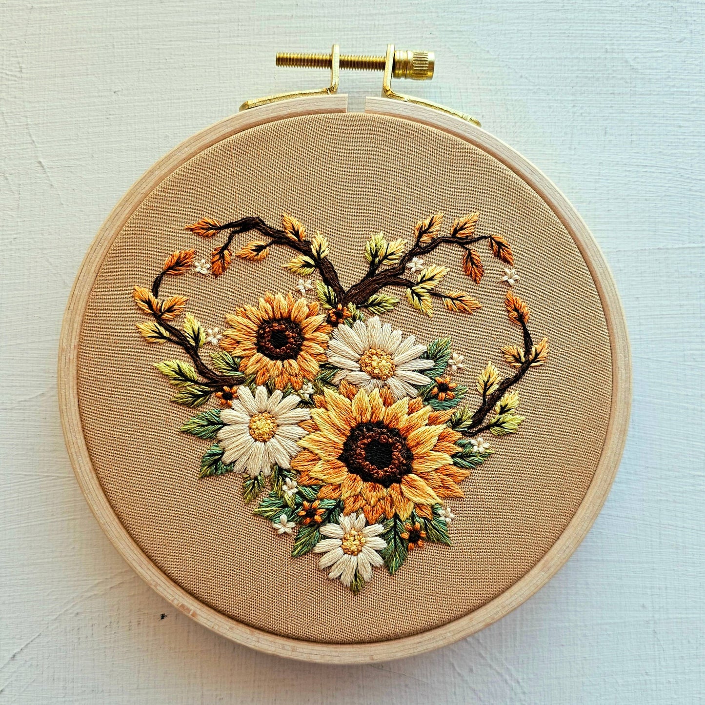 "Fall in Love" Embroidery Kit - Jessica Long Embroidery