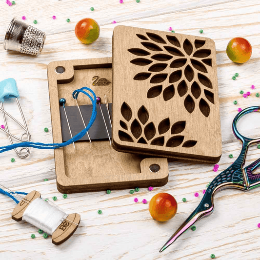 Flower Magnetic Needle Organizer for Handcraft Storage