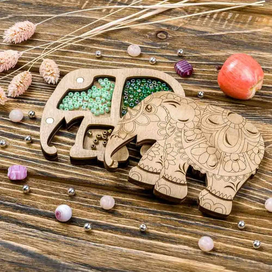 Small Elephant Bead Organizer