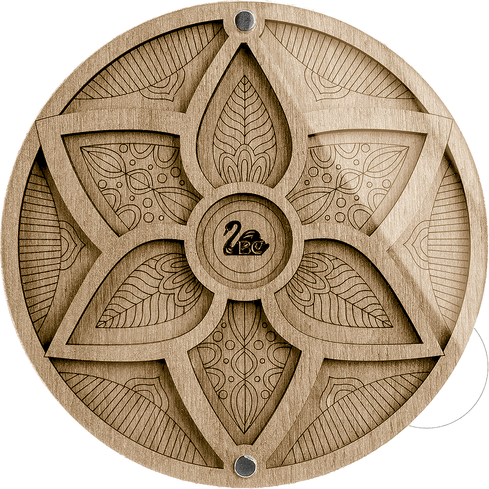 Small Flower Bead Organizer - Bead Storage Box with Transparent Cover