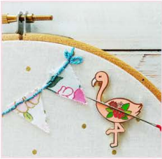 Flossie the Flamingo Needle Minder - Flamingo Toes