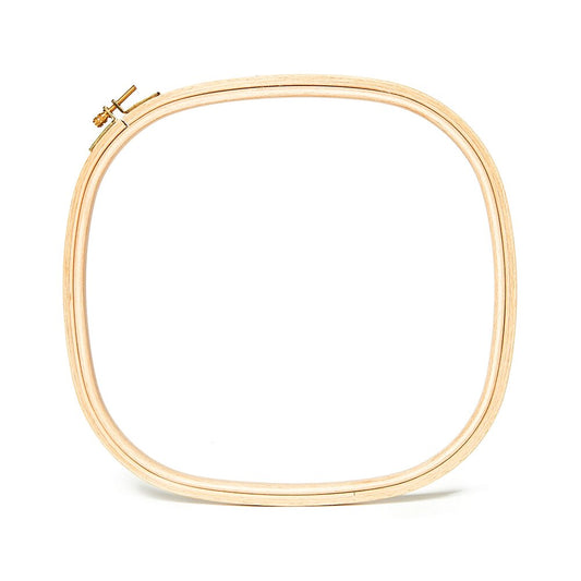 Hardwicke Manor Wooden Embroidery Hoops - 10" x 10" Square