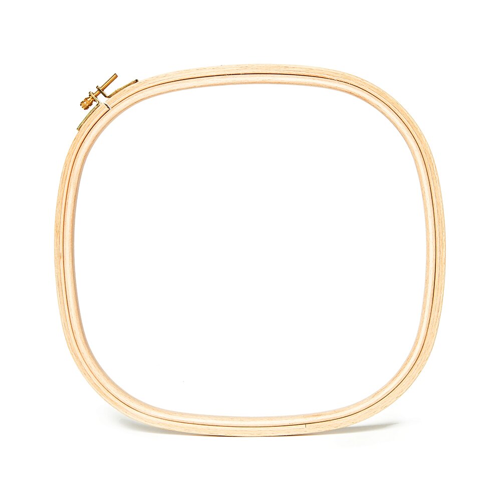 Hardwicke Manor Wooden Embroidery Hoops - 10" x 10" Square