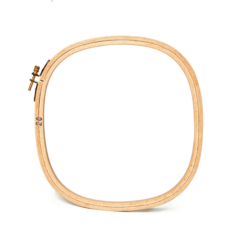 Hardwicke Manor Wooden Embroidery Hoops - 8.5" x 8.5" Square