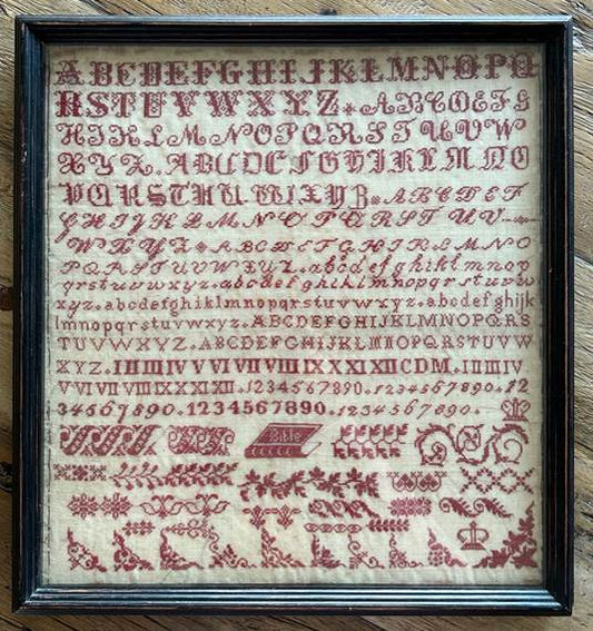 ‘Anonymous’ - Bristol Sampler - Haystack Stitching