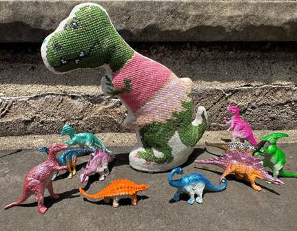 T-Rex Tutu - Rebel Stitcher - 2026 Needlework Marketplace PREORDER
