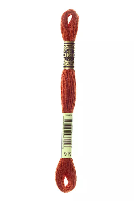 #919 DMC Cotton Embroidery Floss
