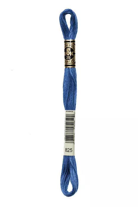 #825 DMC Cotton Embroidery Floss