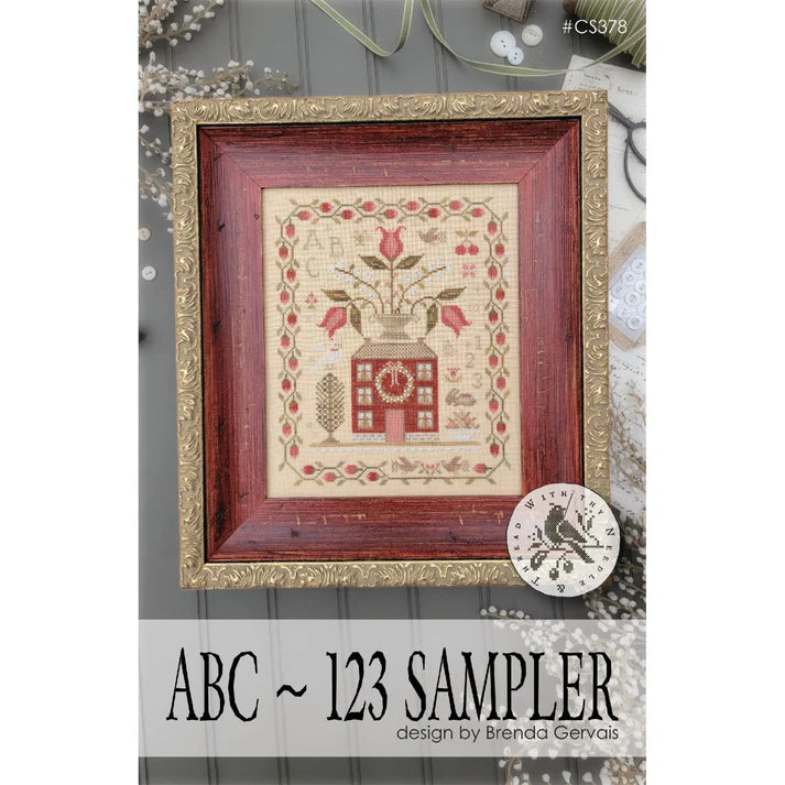 ABC ~ 123 Sampler - With Thy Needle and Thread (Brenda Gervais)