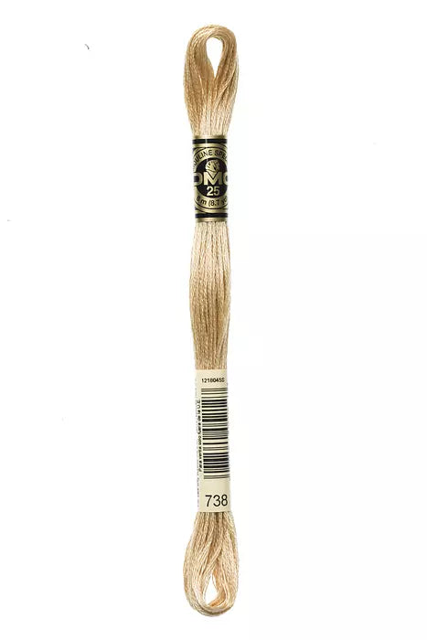 #738 DMC Cotton Embroidery Floss
