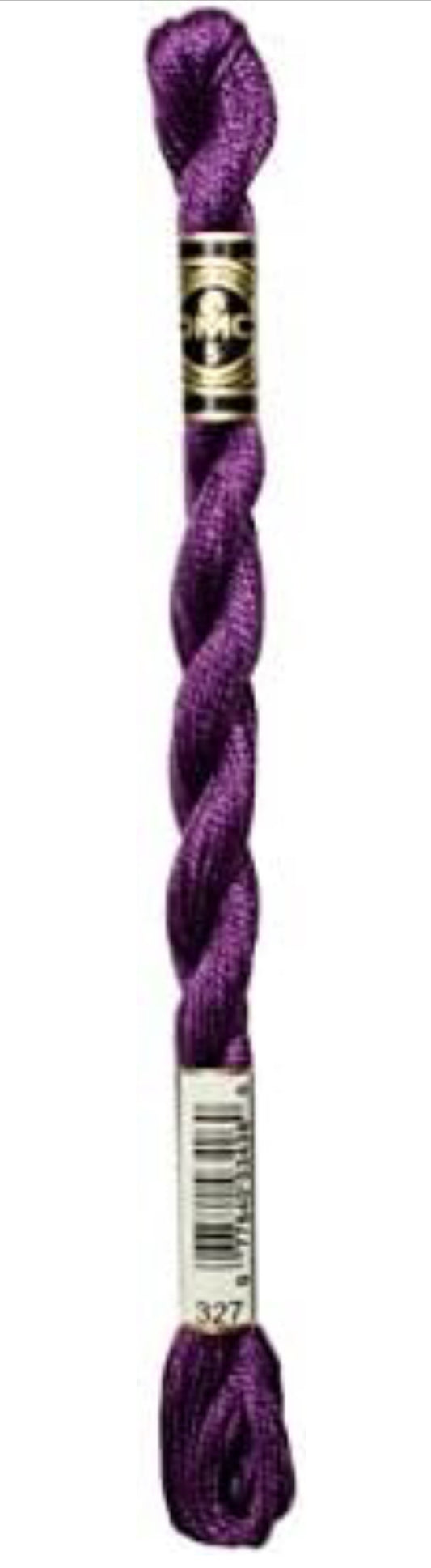 DMC Pearl Cotton Skein Size 5 Dark Violet #327