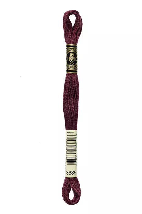 #3685 DMC Cotton Embroidery Floss