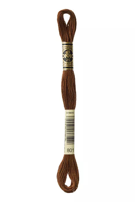 #801 DMC Cotton Embroidery Floss