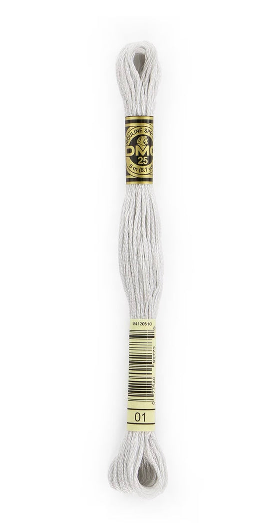#01 DMC Cotton Embroidery Floss