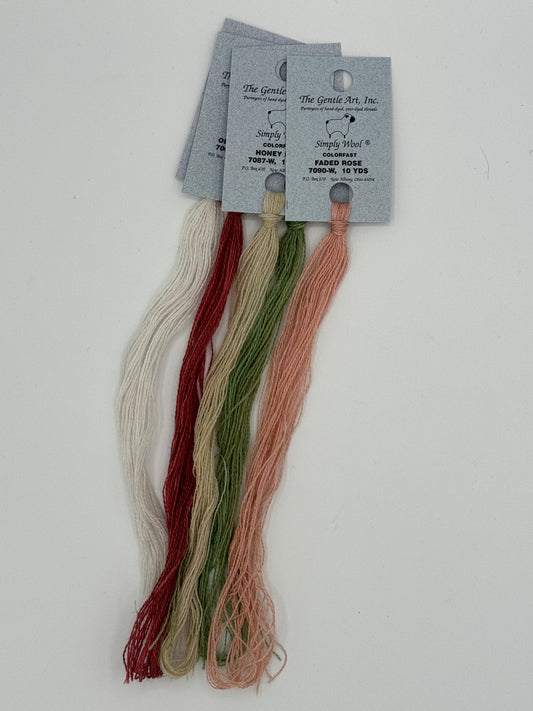 Floss Pack for October House Fiber Arts All Is Calm
