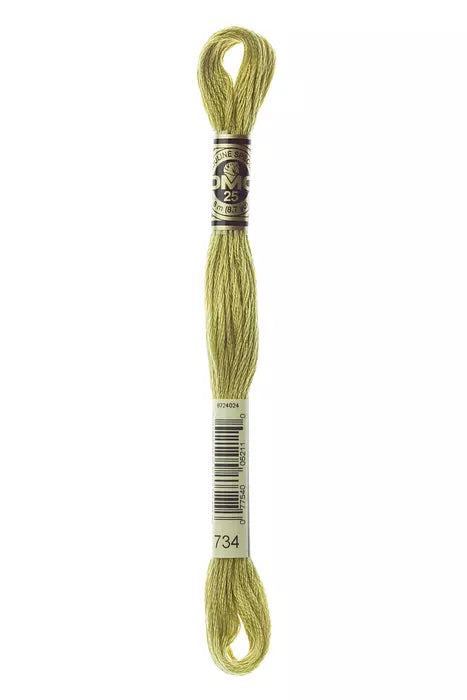 #734 DMC Cotton Embroidery Floss