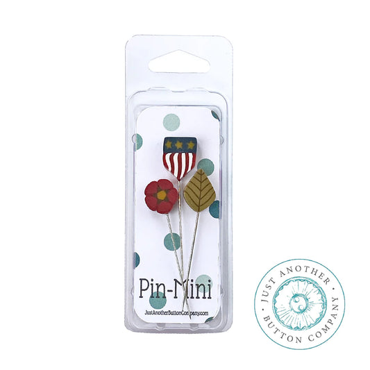 Pin Mini: Liberty & Justice - Just Another Button Company