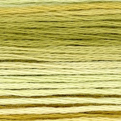 8018 Cosmo Seasons Variegated Cotton Embroidery Greens