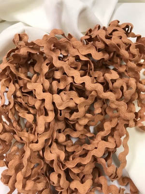 1/2" Rick Rack - Mingo - Hand-dyed Cotton - Lady Dot Creates