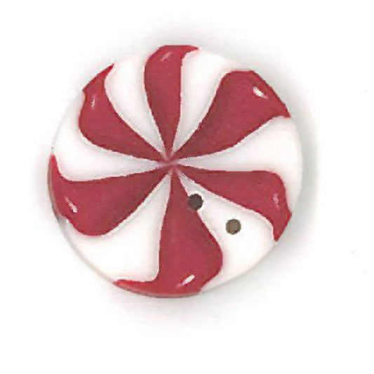 Medium Peppermint Swirl - Just Another Button Company