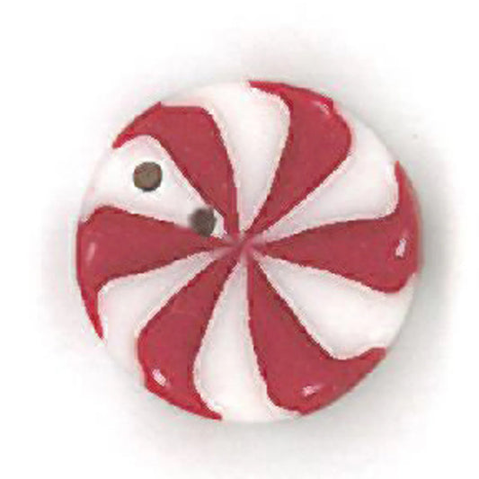 Small Peppermint Swirl - Just Another Button Company