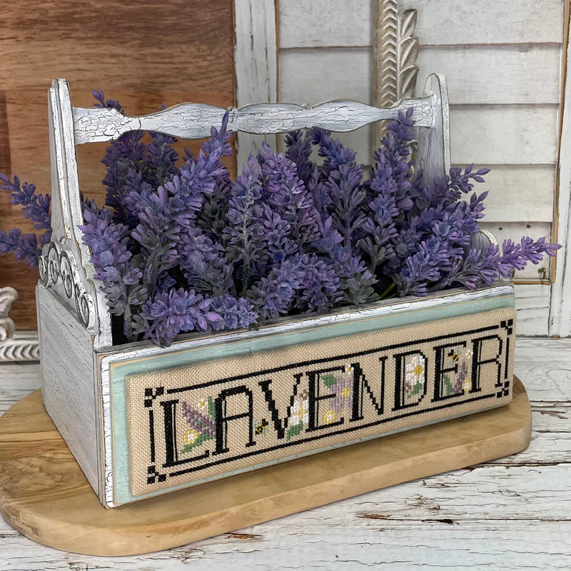 Planter Box Cross Stitch Display from Paisley's and Polka Dots