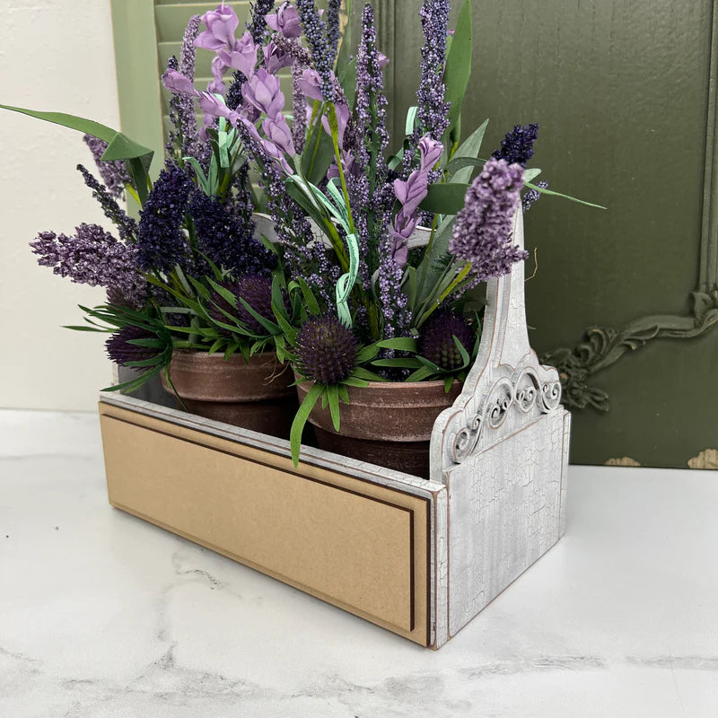 Planter Box Cross Stitch Display from Paisley's and Polka Dots