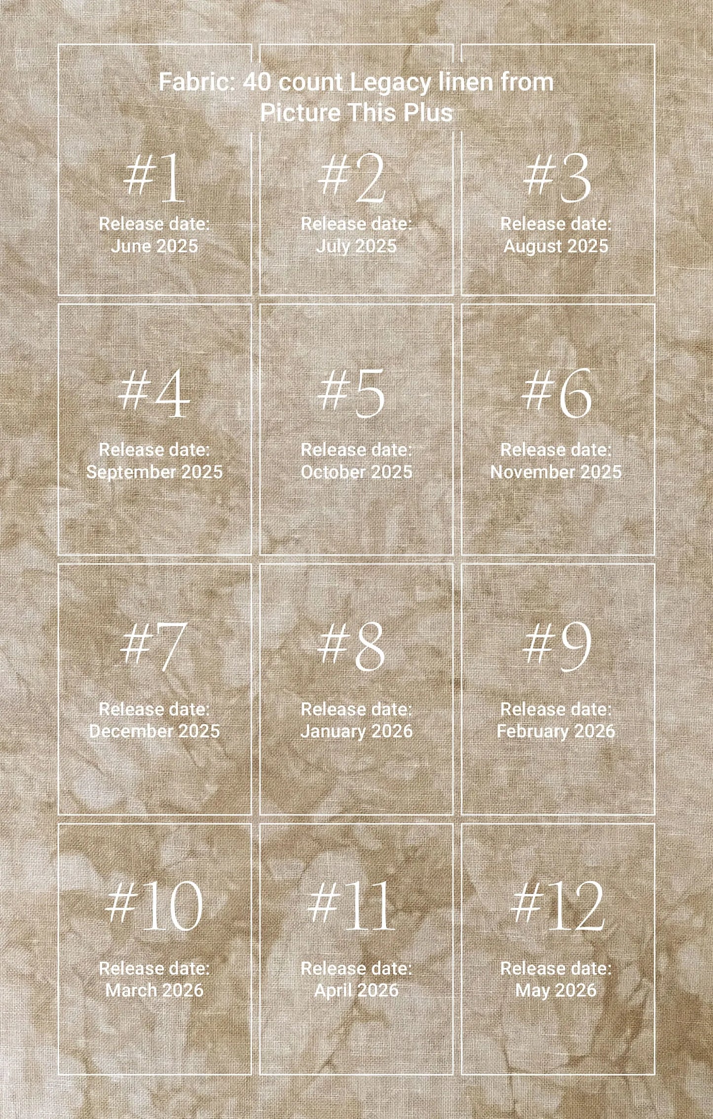 A Year In The Woods Series II Club, Patterns By Cottage Garden Samplings