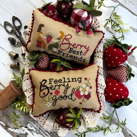 Strawberry Pincushions - Puntini Puntini  - 2026 Nashville Needlework Market PREORDER