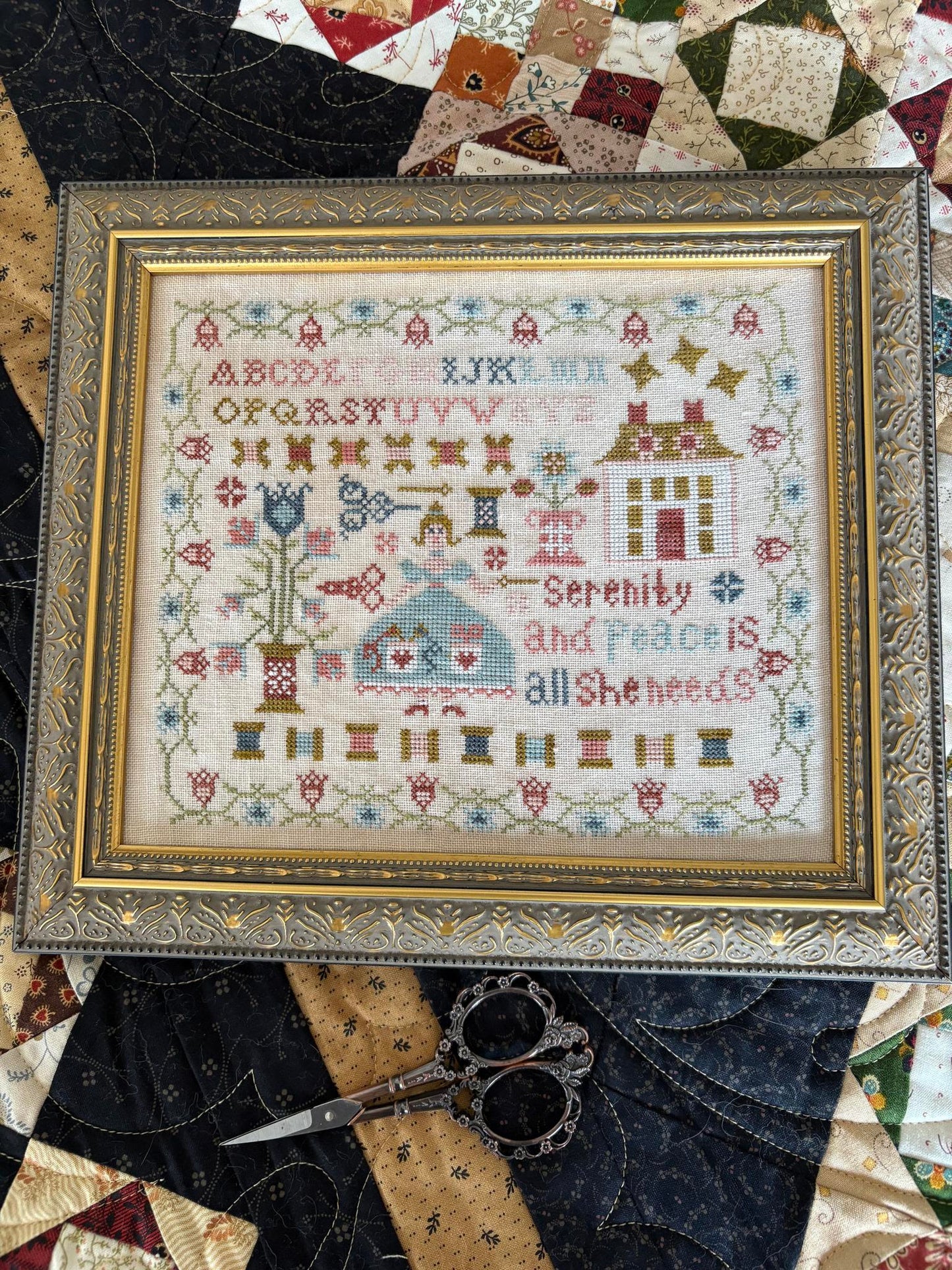 Serenity - Pansy Patch Quilts and Stitchery