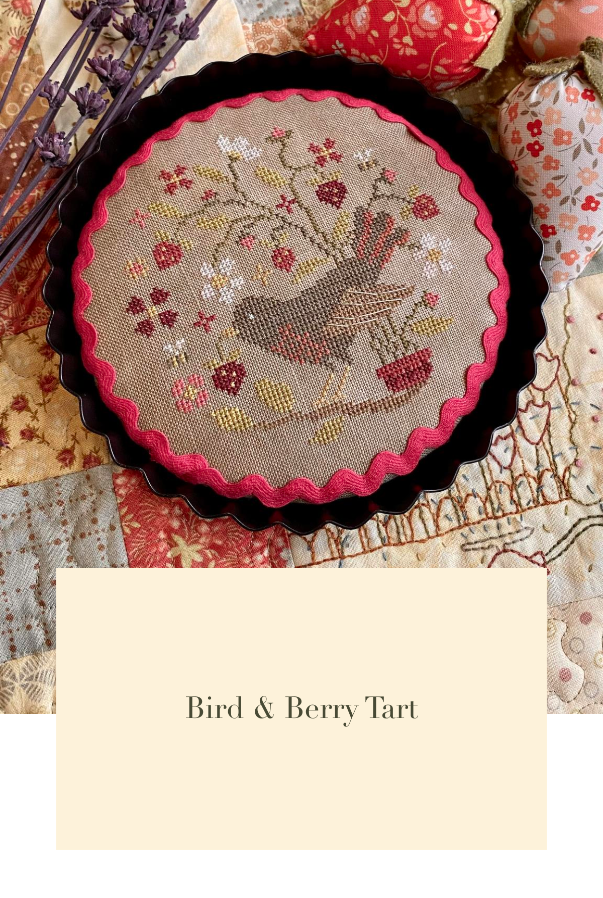 Bird and Berry Tart - Blueberry Ridge
