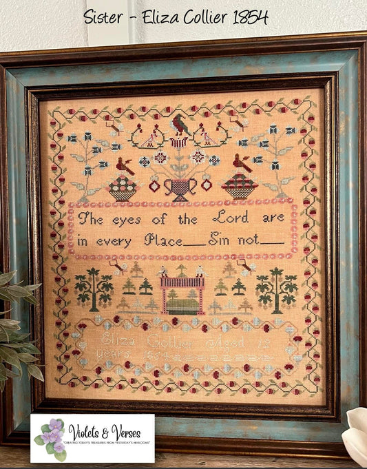 Sister - Eliza Collier 1854 - Violets and Verses