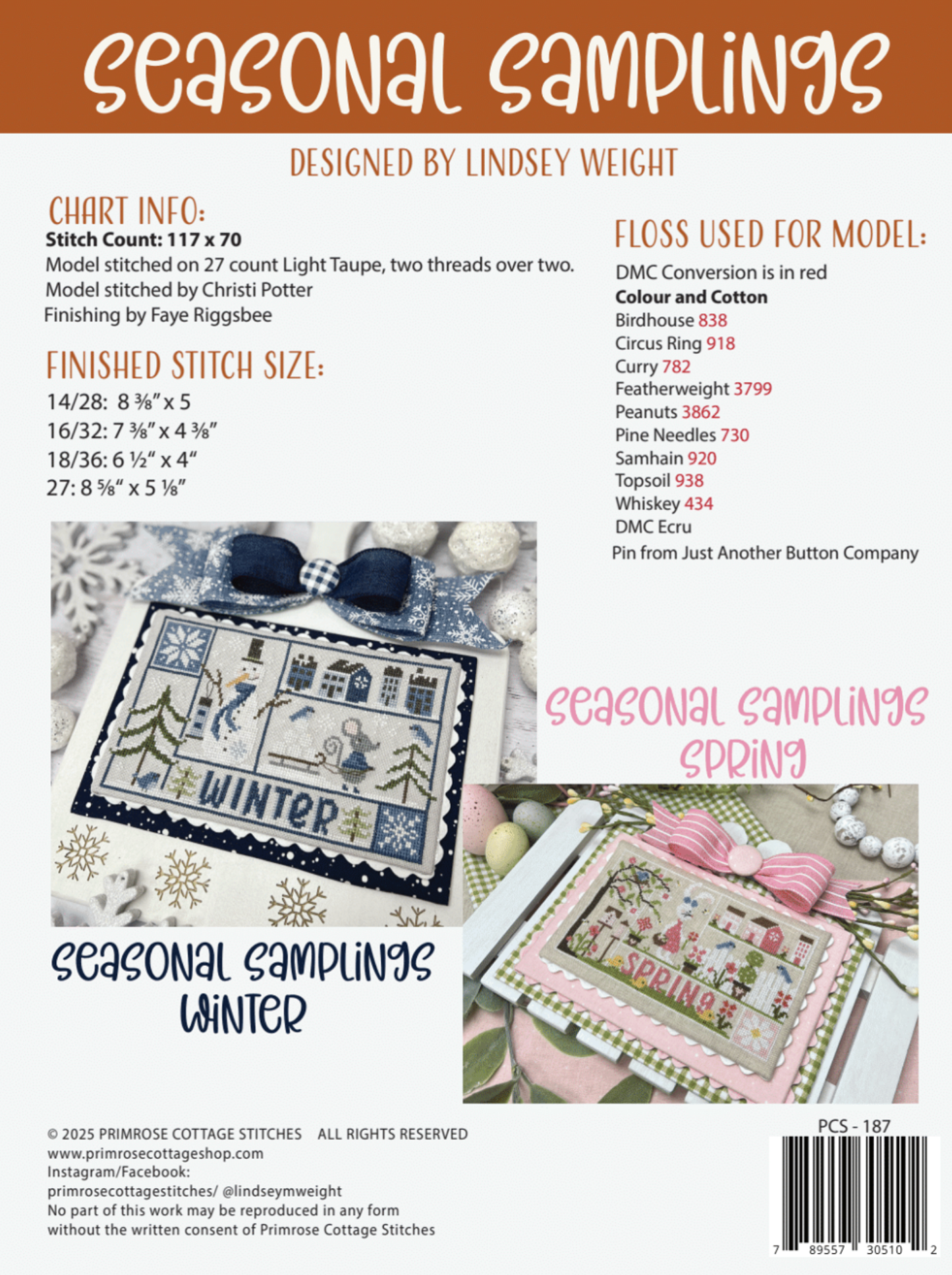 Seasonal Samplings: Autumn - Primrose Cottage