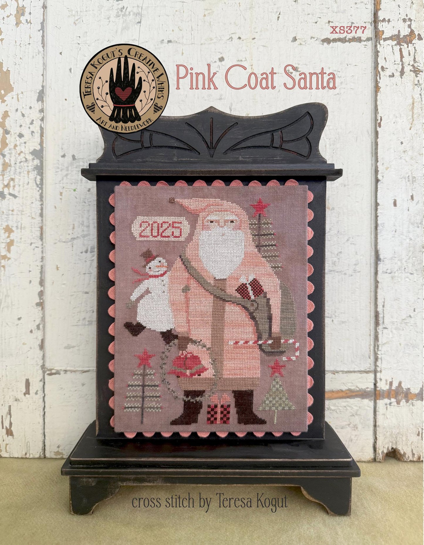 Pink Coat Santa - Teresa Kogut