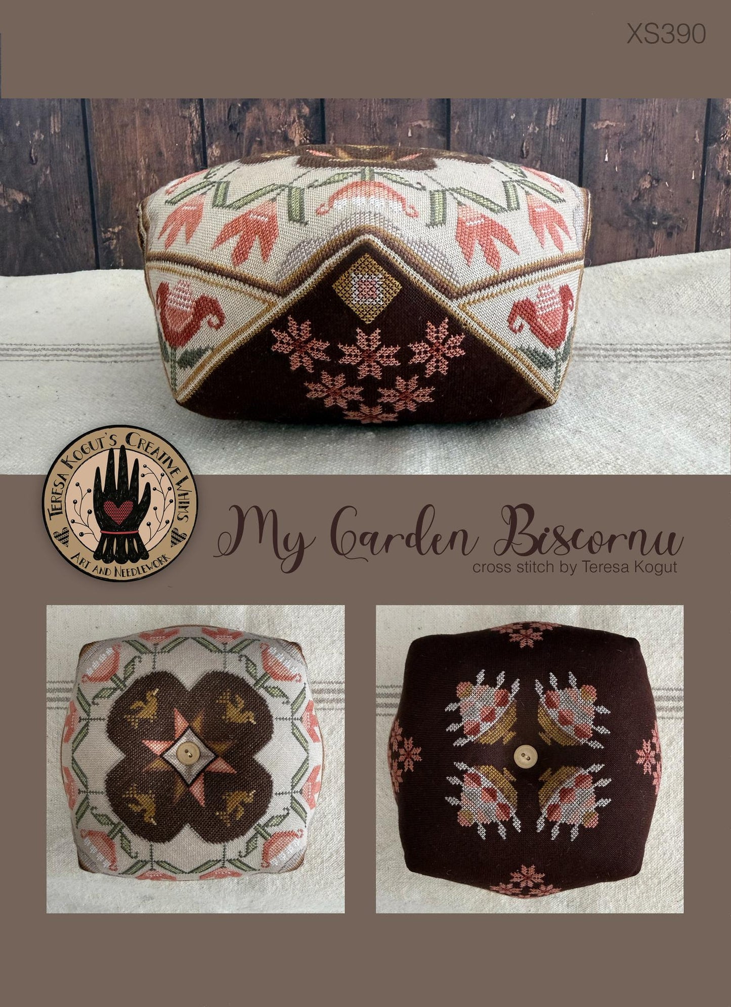 My Garden Biscornu - Teresa Kogut