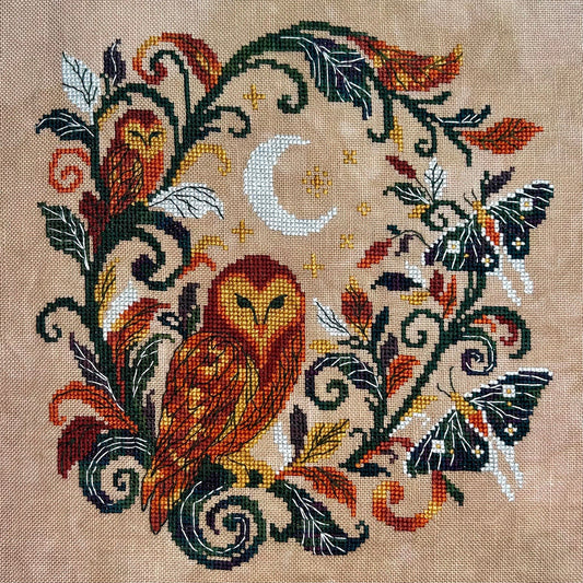 Mystical Owls - The Stitchin' Kitten - 2026 Needlework Marketplace PREORDER