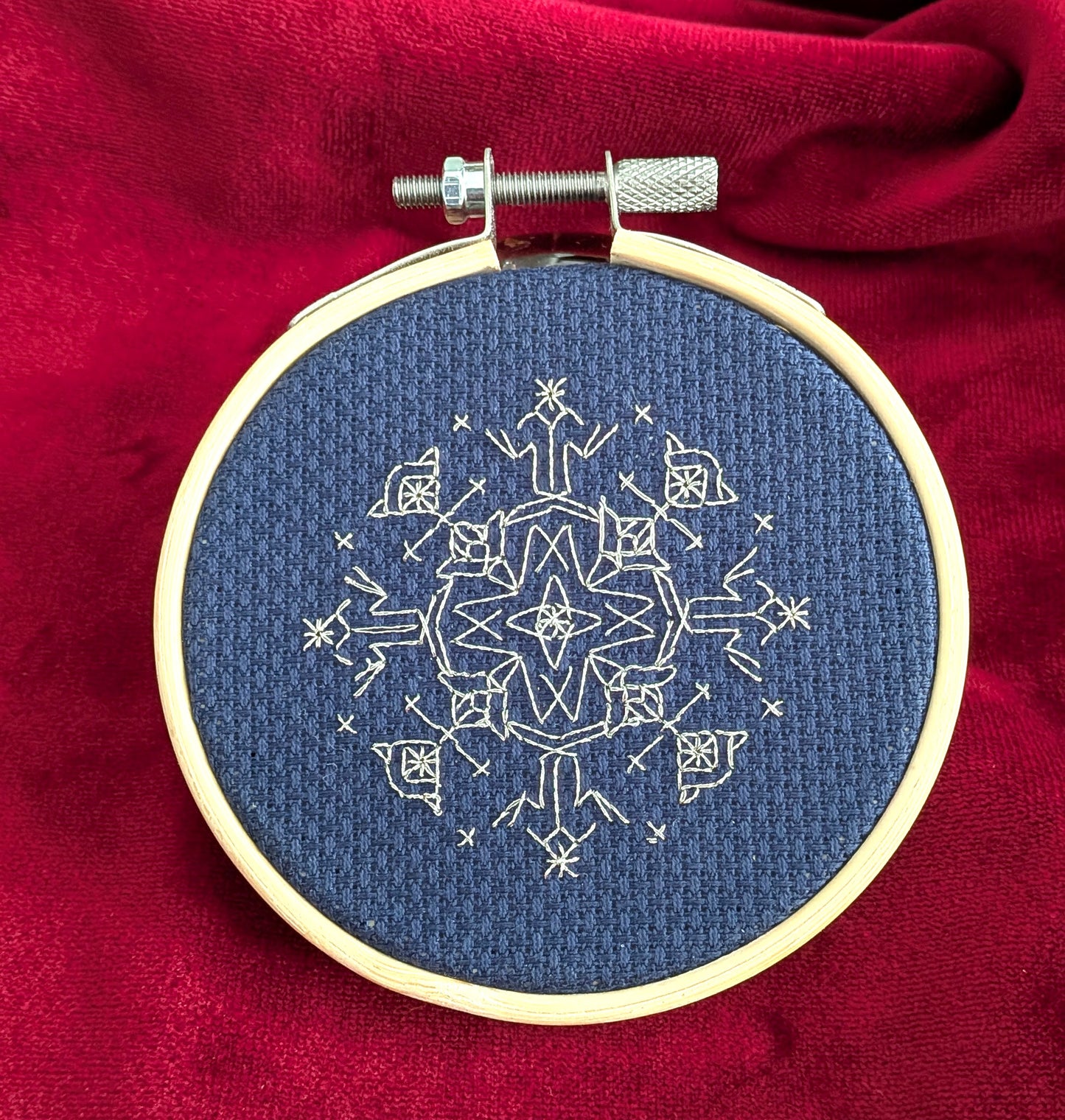 Sparkling Snow - Unseamly Stitches - 2026 Needlework Marketplace PREORDER