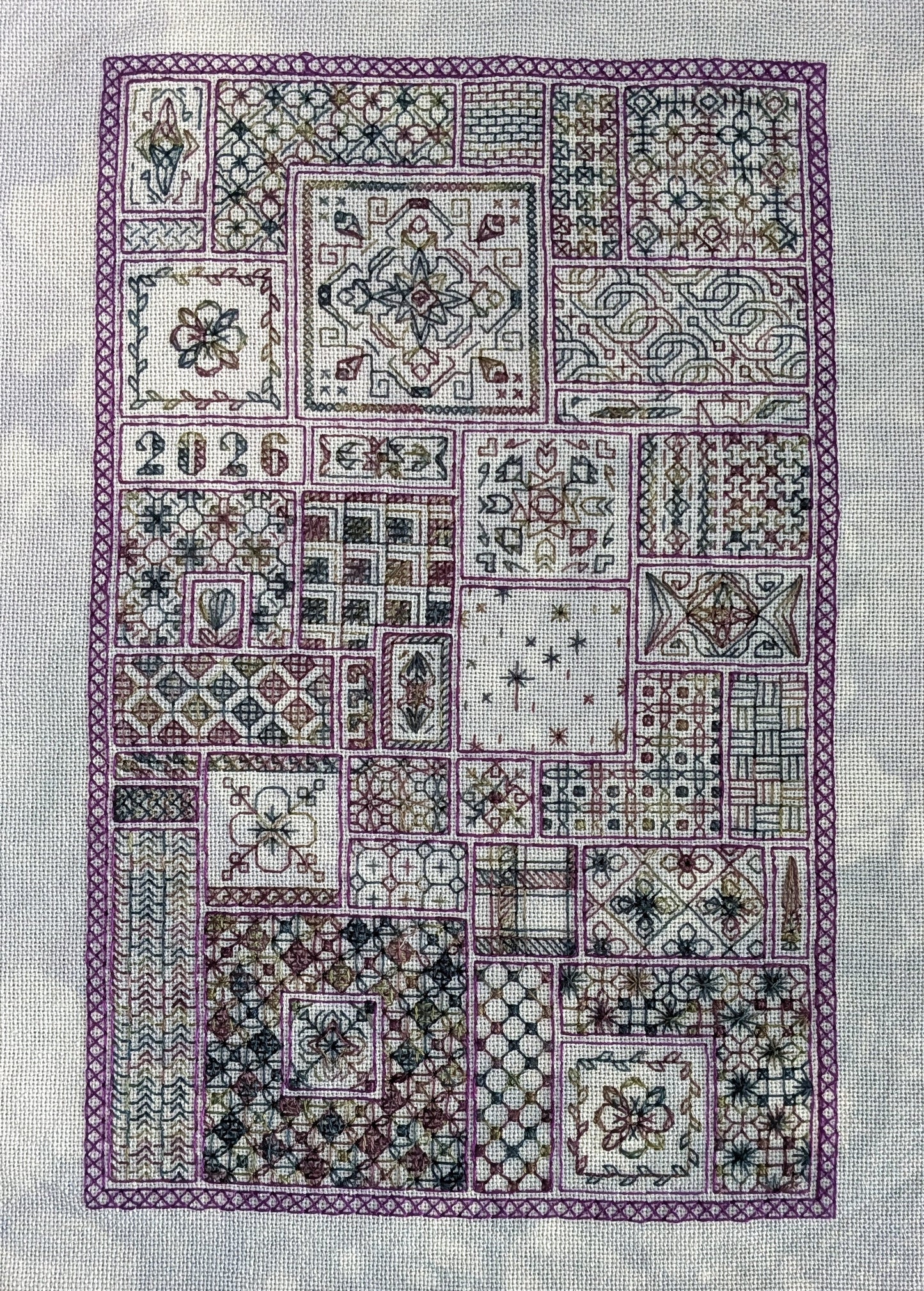 Box It Up Sampler - Unseamly Stitches - 2026 Needlework Marketplace PREORDER