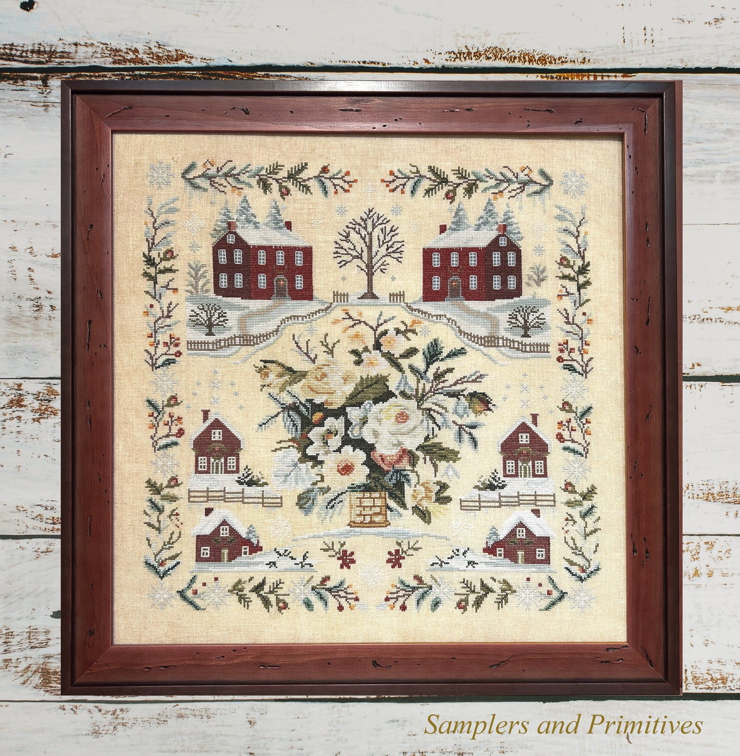 Winter Day Sampler - Samplers and Primitives - 2026 Needlework Marketplace PREORDER
