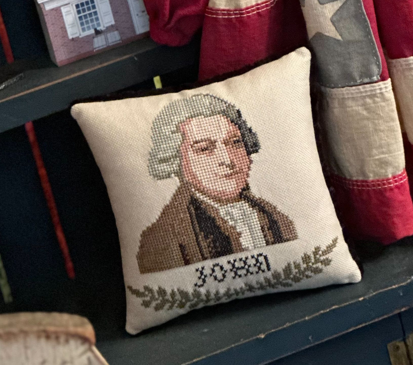 Peacefield 1788 Sampler - The Patriotic Homes Series #2 - Finally A Farmgirl