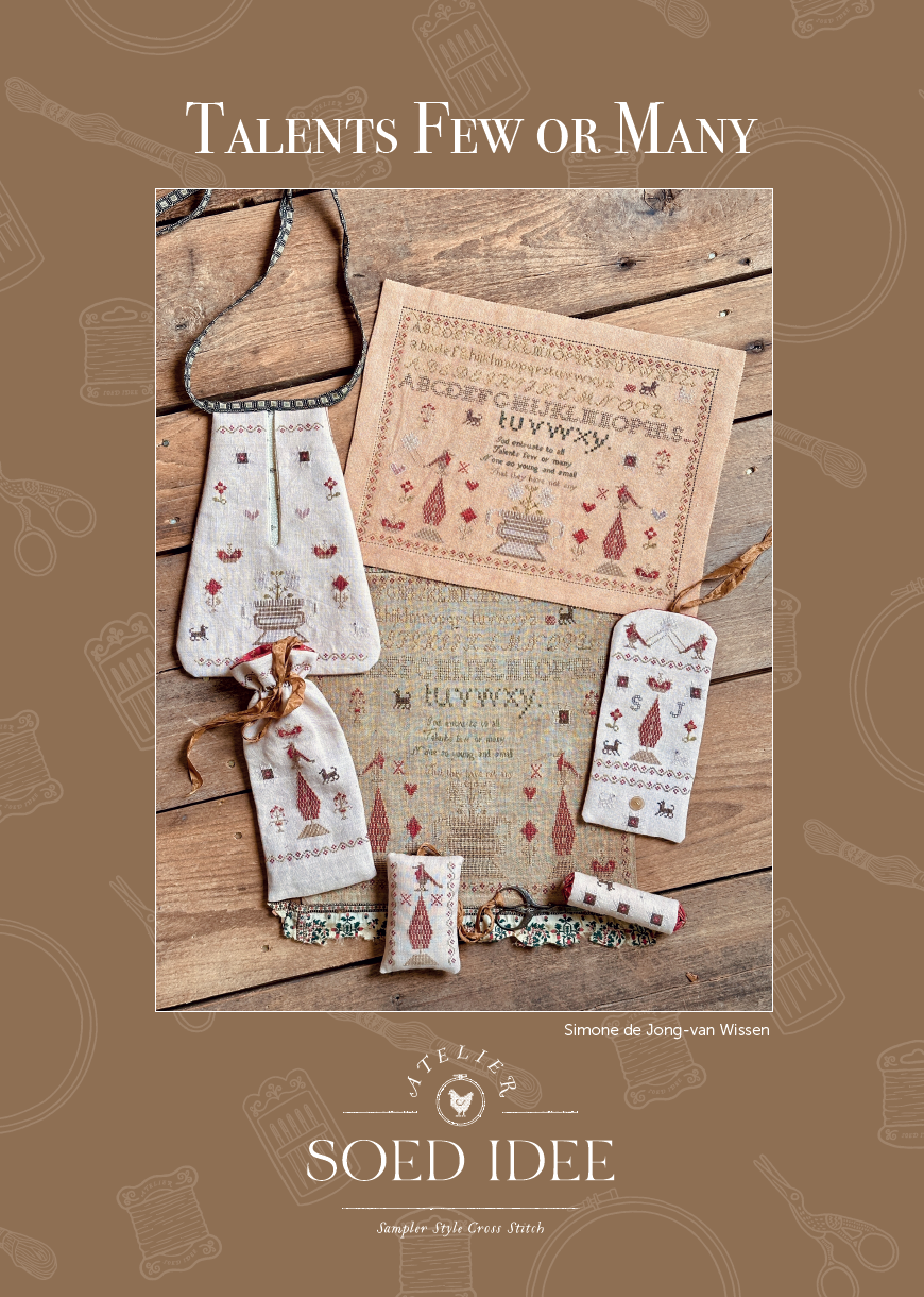 Talents Few or Many - Atelier Soed Idee - 2026 Nashville Needlework Market PREORDER