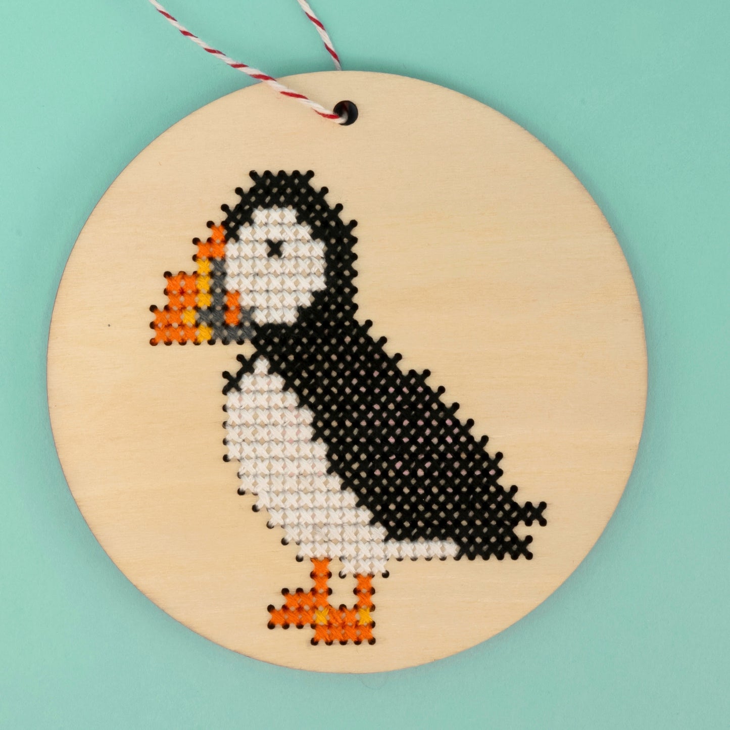 Pietro Puffin Kit - Canadian Stitchery - 2026 Needlework Marketplace PREORDER