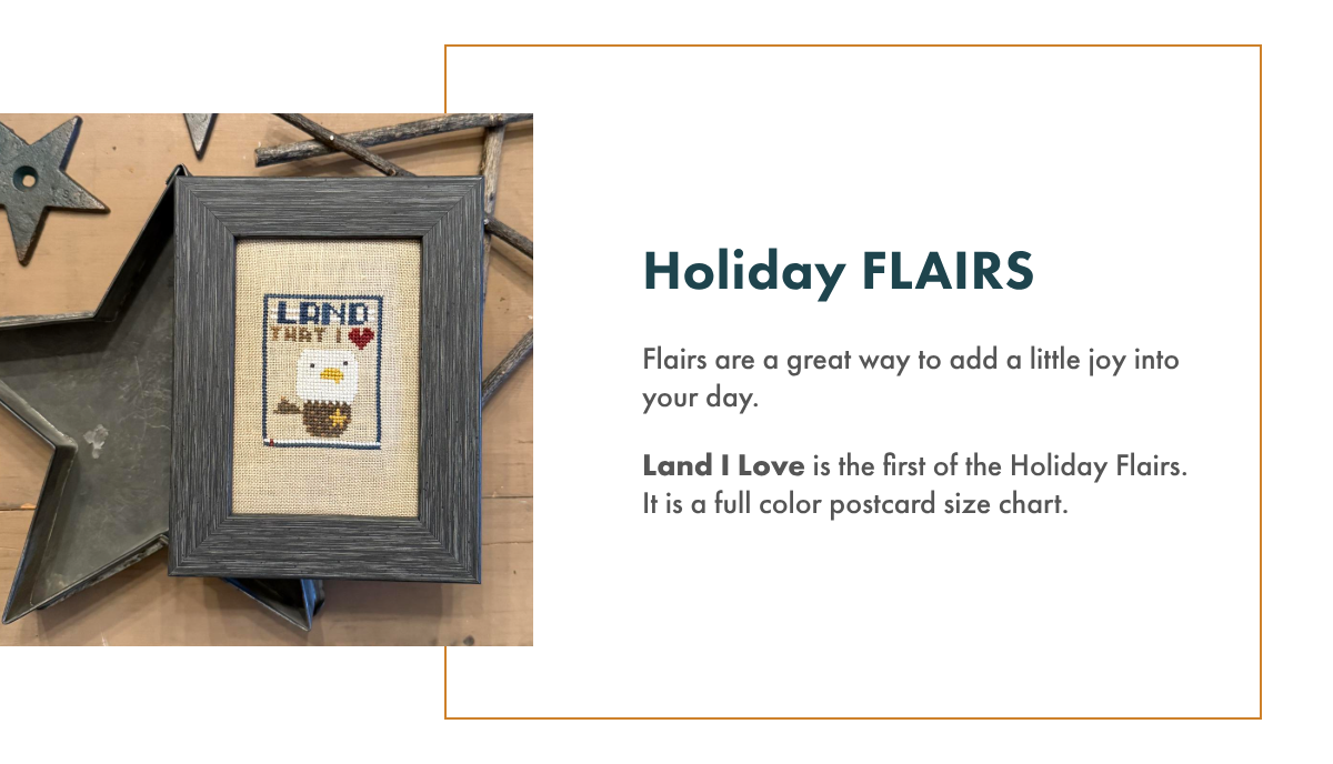 Land That I Love - Holiday Flairs Series - Bent Creek