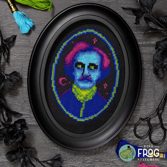 Edgar Allen Glow - Fine Frog Stitching - 2026 Needlework Marketplace PREORDER