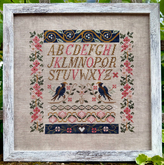 Two Blue Birds Sampler - Jan Hicks Creates! - 2026 Needlework Marketplace PREORDER