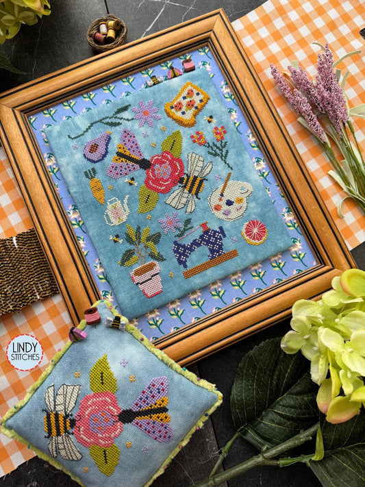 Spring Trinkets - Lindy Stitches - 2026 Nashville Needlework Market PREORDER